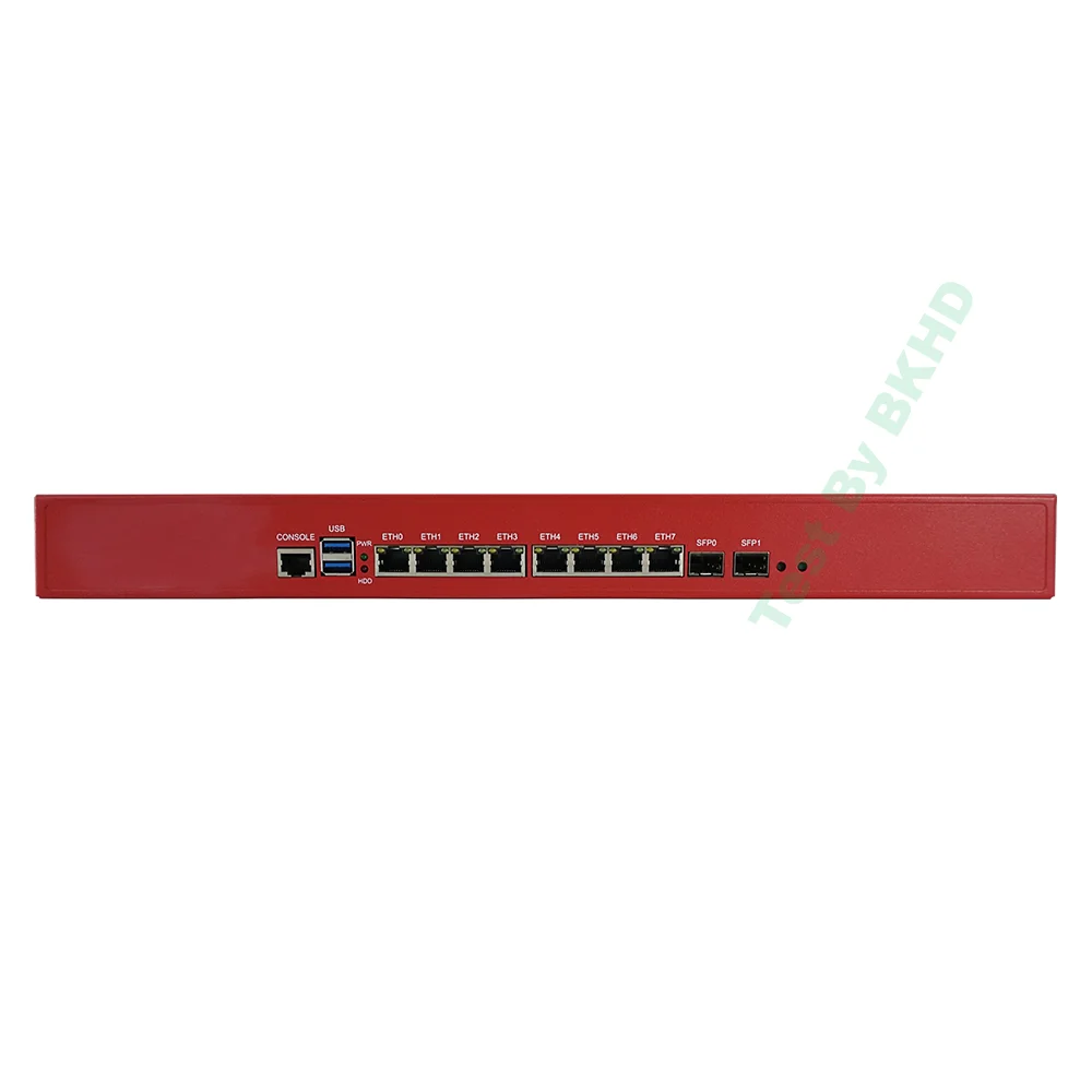 Ikuaios 1u rack mount 3. Generation Core 8 LAN Gigabit Ethernet 2x1g sfp kompatible mikro tik sophos für Firewall Router rot 989np-23