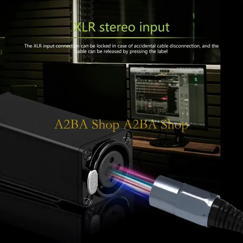 A2BA точный контроллер объема усилителей наушников, TRS Sound вход