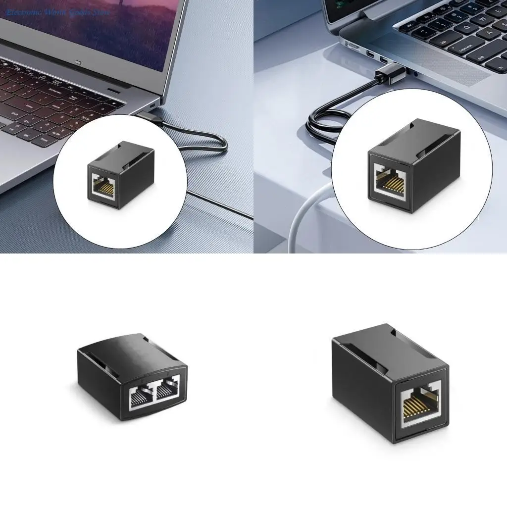 A3PD Durabilidade RJ45 Couplador Ethernet Extender com ampla compatibilidade e plugues fáceis e design reprodução para