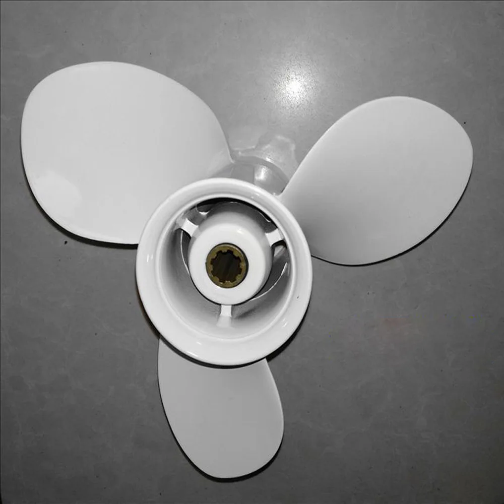 Free Shipping Propeller  For Yamaha/ Honda/Hyfong/ Hidea/ Parsun/Tiger/Pioneer 15-18Hp 11 Inches Outboard 9 1/4*11-J