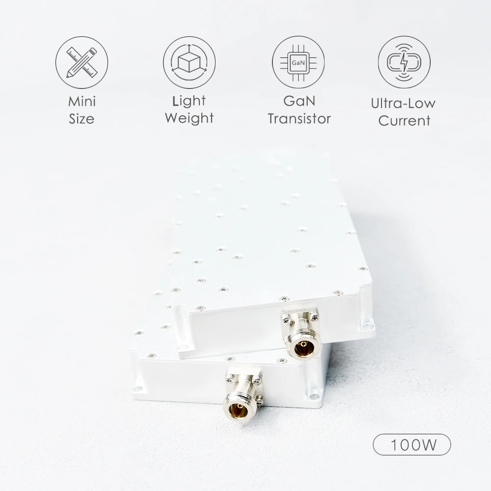 100W 100-200MHZ 200-300MHZ 400-500MHZ 500-600MHZ 600-750MHZ 700-1050MHz 1.5G 2.4G 5.2G 5.8G GPS WIFI Power Amplifier Module