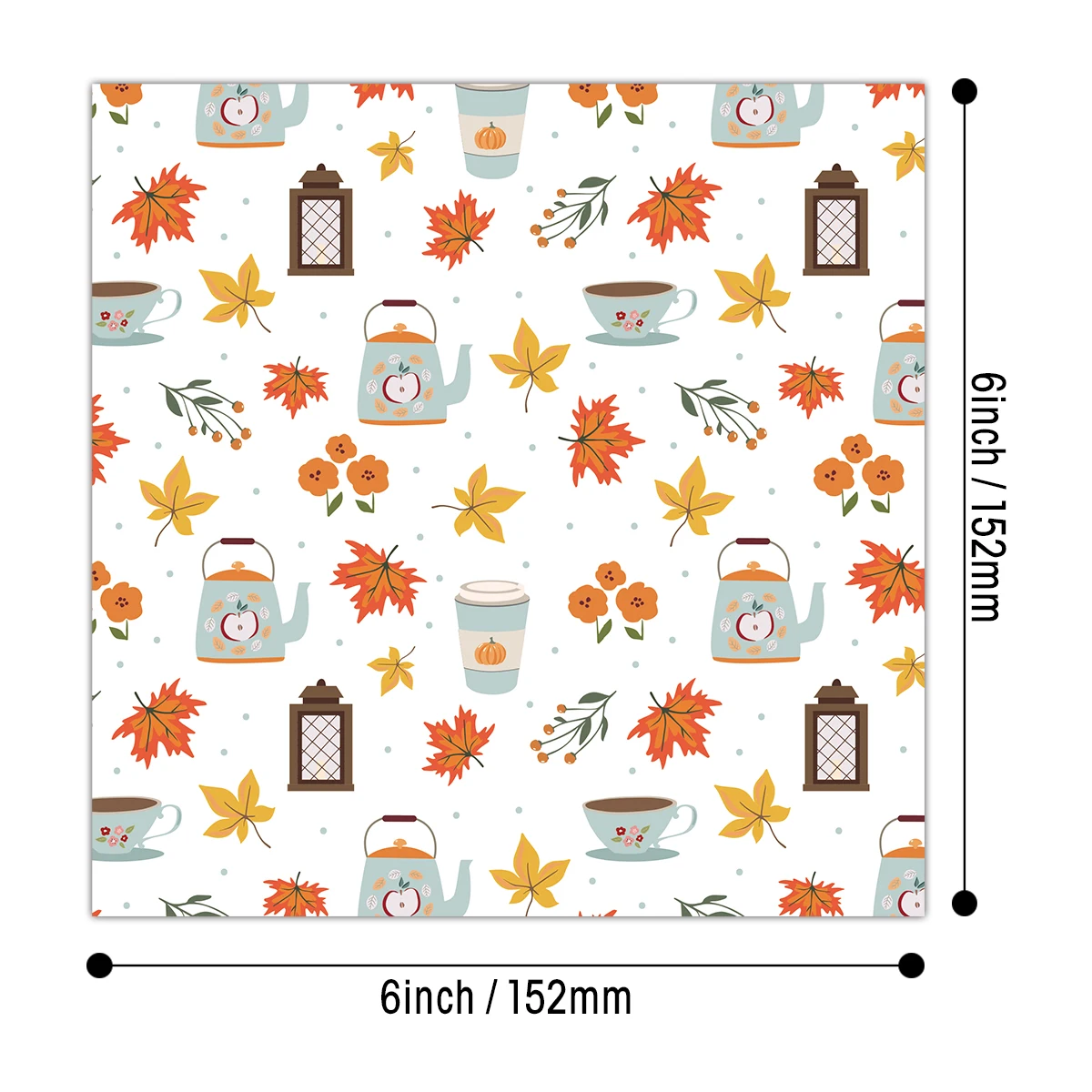 24 ورقة الخريف وعيد الشكر تحت عنوان سكرابوكينغ ورقة مجموعة لطيف DIY ألبوم صور أوراق الزخرفية للمجلات ، تغليف الهدايا