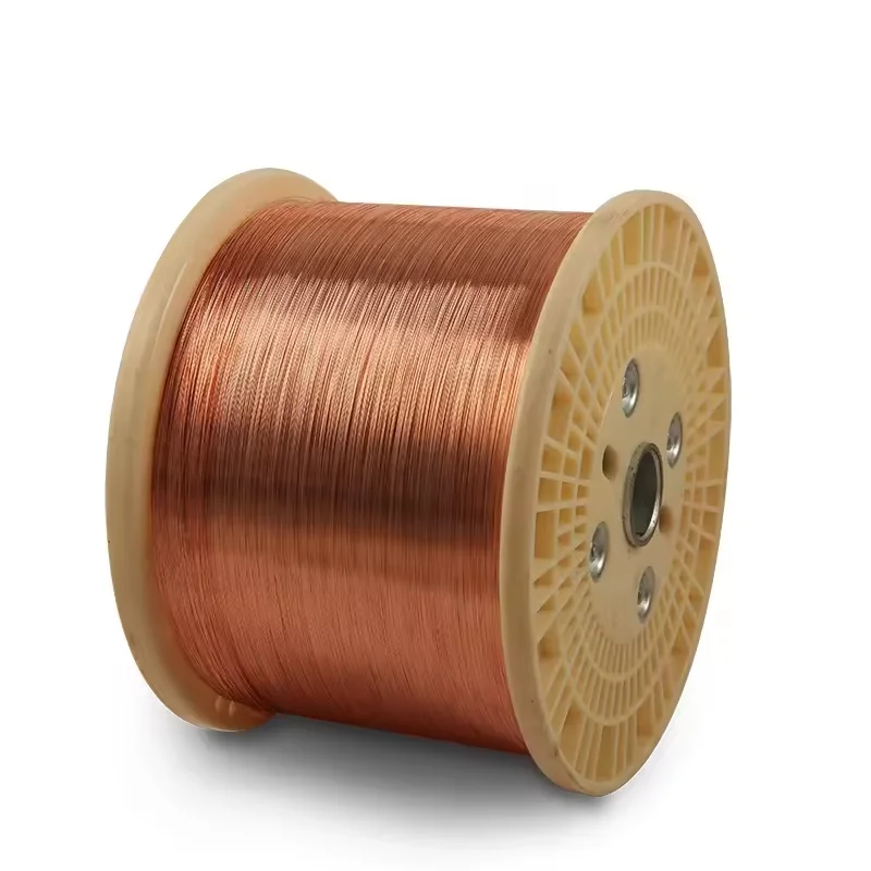 

0.89mm Copper Plated Steel Wire for Hose Reinforcement, ASTM B227 Class 3, Flexible Conductive Wire for Hydraulic Tubing
