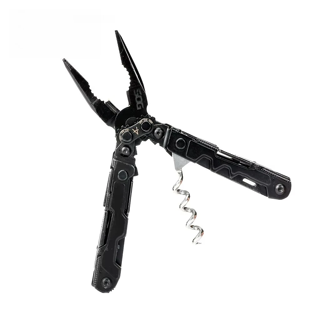 أداة PowerLitre المدمجة متعددة الأغراض خفيفة الوزن ومتعددة الأغراض مع فتاحة زجاجات لحقائب الظهر الخارجية وEDC (PL1002-CP)