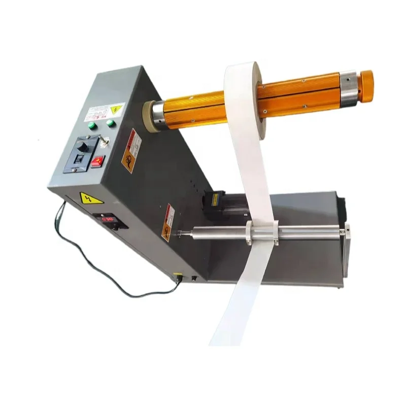 

Electrical Motor Roll Materials Wind Machine Tensioner Control Rewinder Machine with Videos