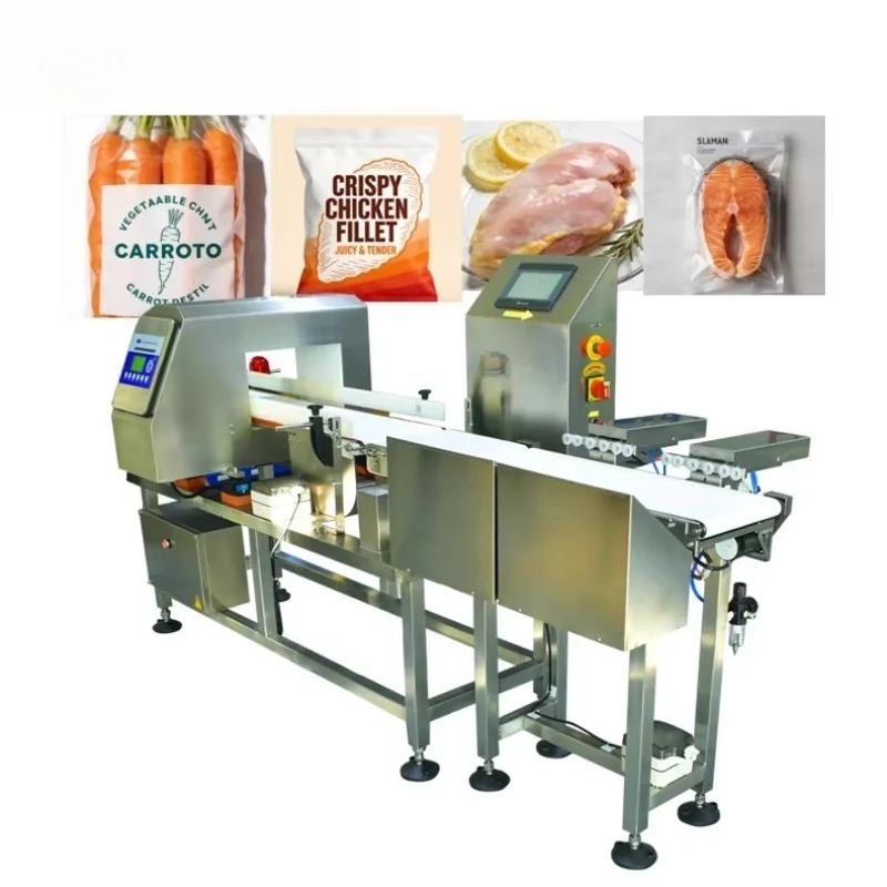 Customized High Sensitivity Food Metal Detector Machine High Accuracy Inspection Equipment For Frozen Meat Foodstuffs