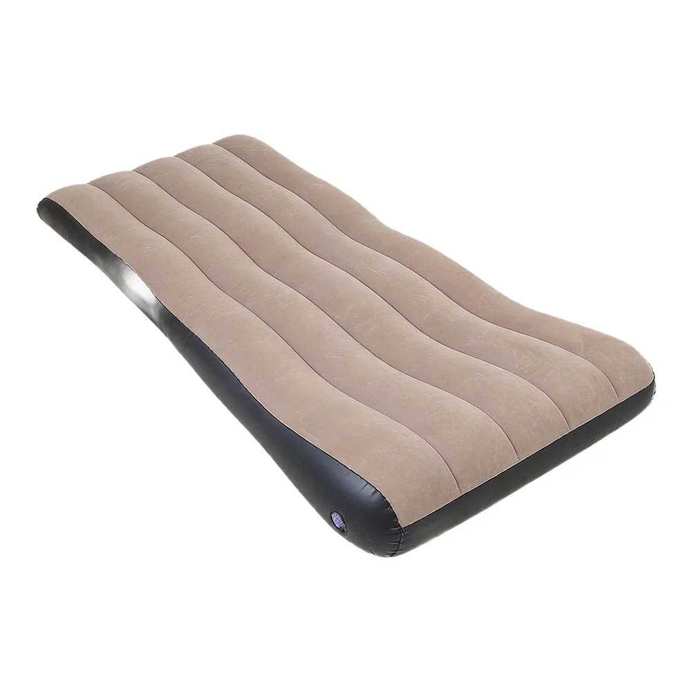 Inflatable Bed PVC Air Lounger Two-way Valve Quick Inflation deflation Portable Inflatable Bed For Swimming Pool