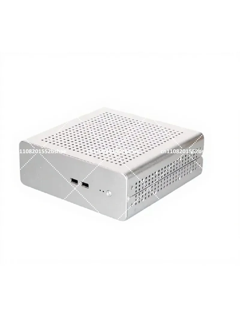 All-Aluminum Mini ITX Case Desktop Computer Small Office Industrial Control Chassis