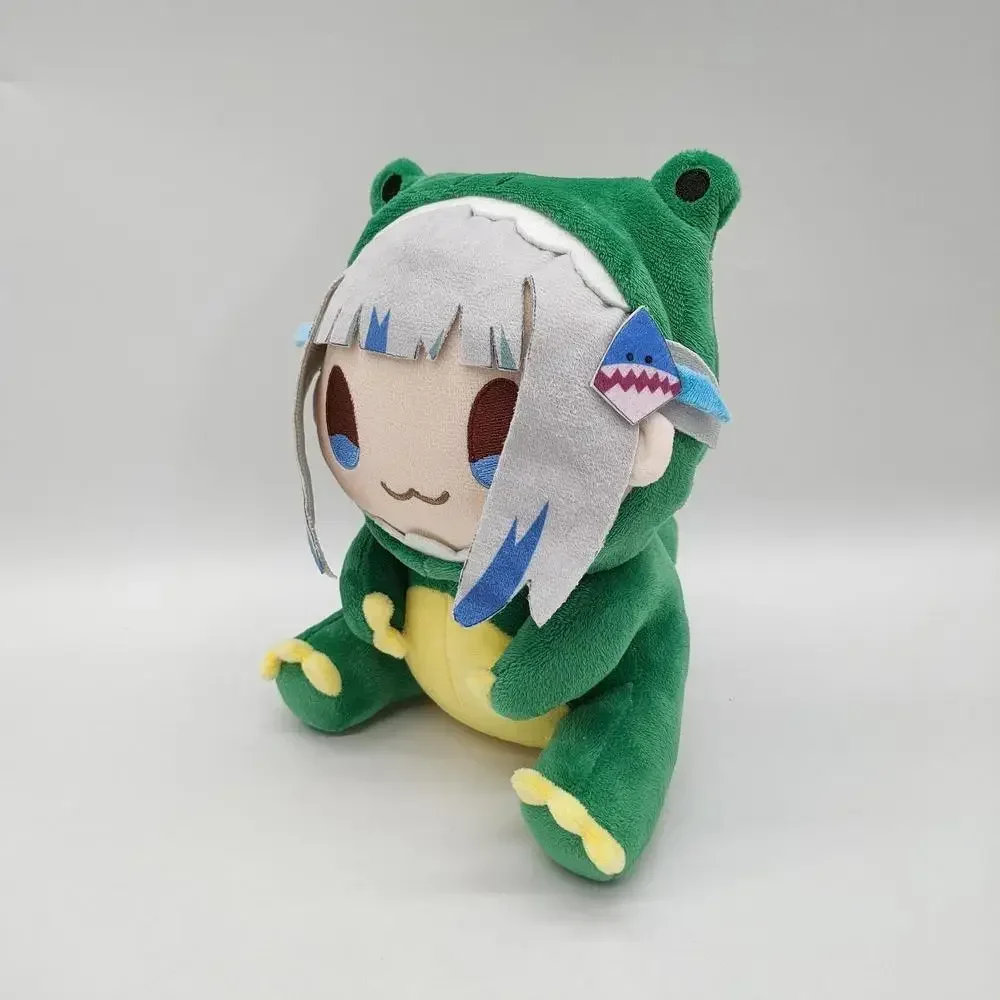 Hololive دينو جورا ألعاب من نسيج مخملي Gawr القرش محشوة دمى الطفل الحيوانات الظاهري YouTuber Plushies الشكل وسادة طفل هدايا عيد الميلاد