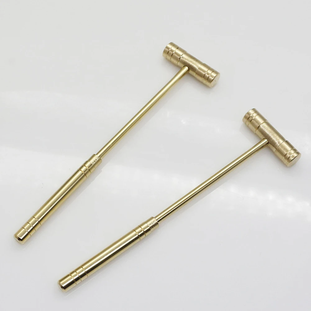175mm Small Brass Hammer Detachable Handle For Clock Watch Repairing Hammer Hand Tools Multifunction Brand New
