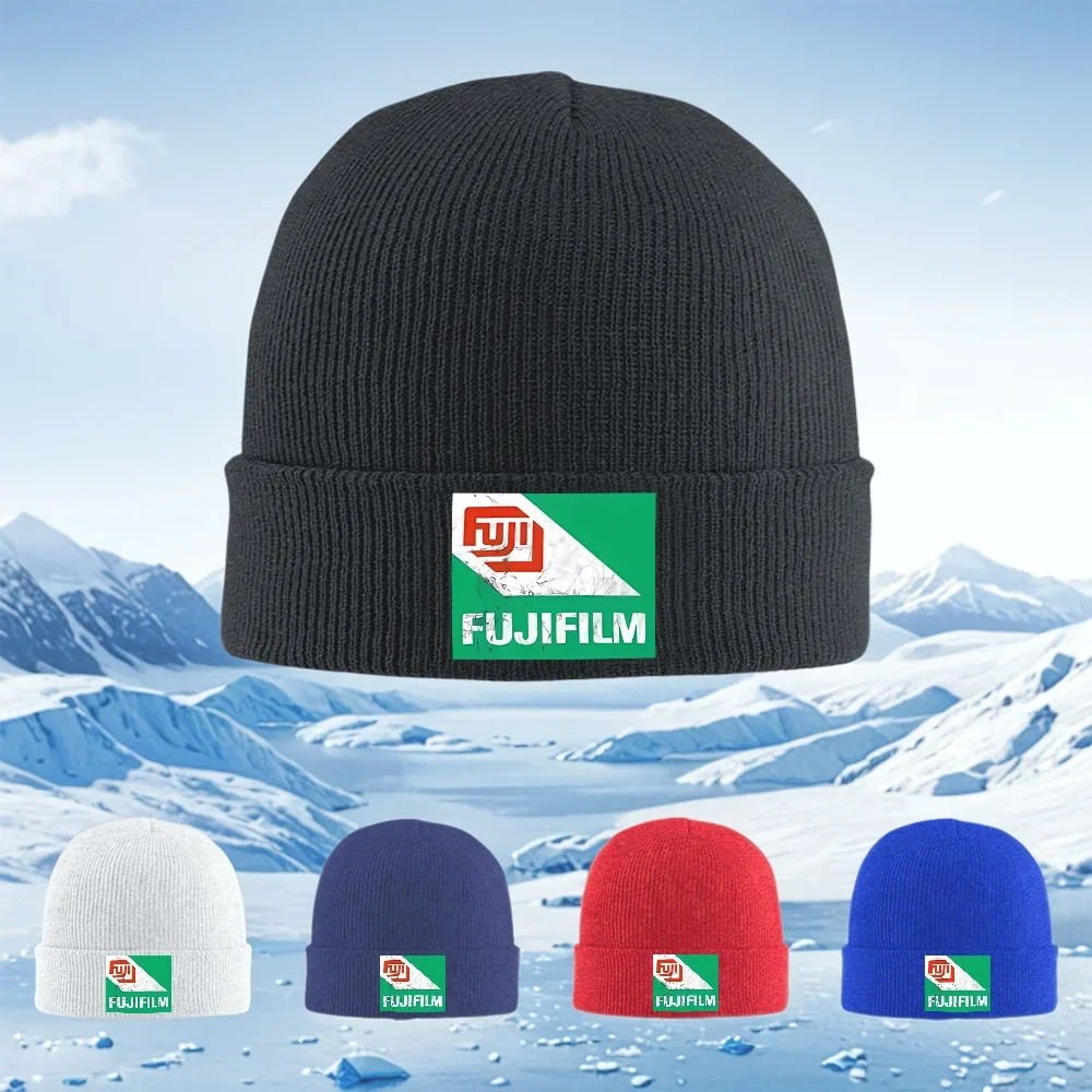 2026 Red square design logo with text Men Women Unisex Knitted Hat Beanie Pullover Cap Winter Thermal Warm Christmas Outdoor Cyc