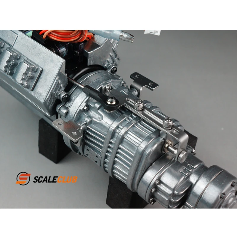 SCALECLUB 1/14 RC Cambio a 3 velocità 27T E 35T Motore Per Tamiya 1 14 Radiocomando Trattore Camion RC Camion Parti di Accessori