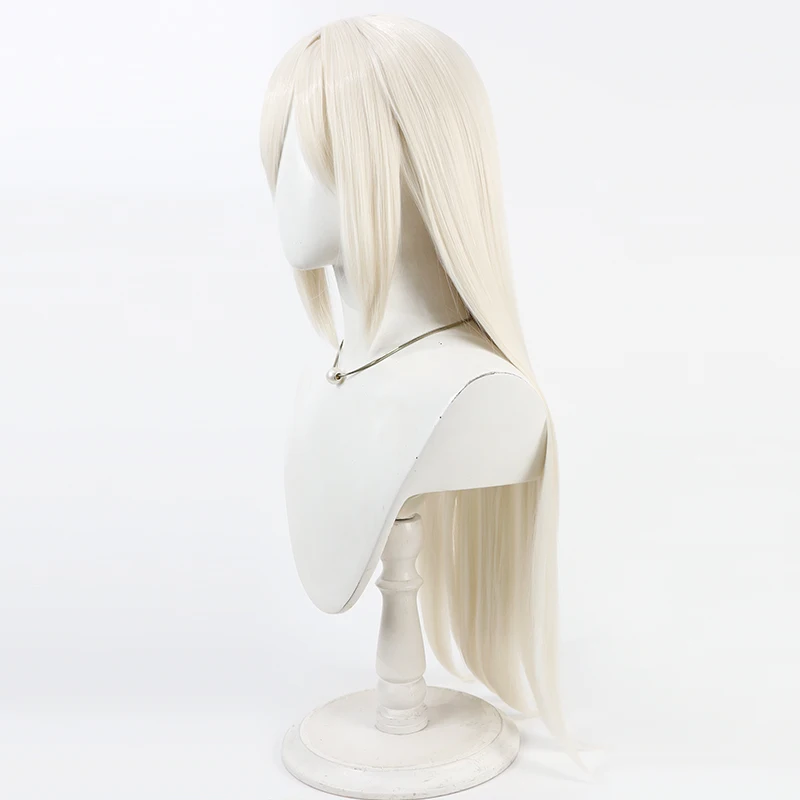 NIJISANJI Virtual YouTube Emma August Cosplay Perücke Halloween Party Prop Kunsthaar Hitzebeständige Faser + Perückenkappe