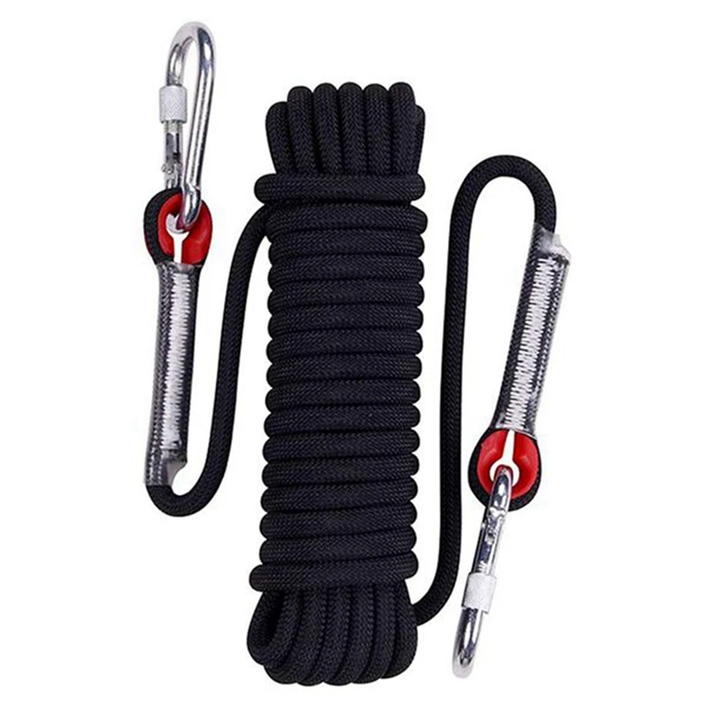 1 PCS Diameter 10Mm Outdoor Hiking Accessories High Strength Rope Safety Rope Black