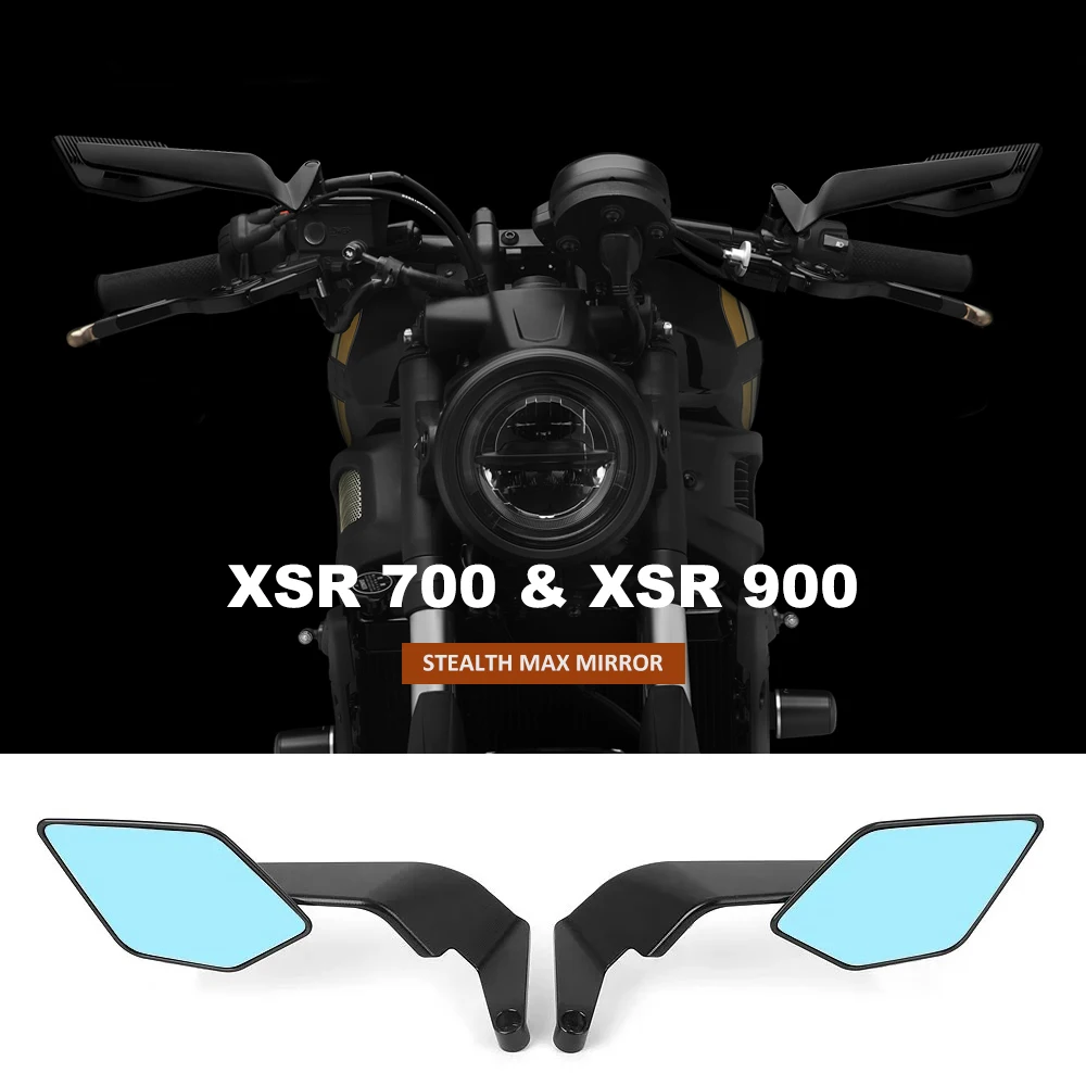 

Motorcycle Accessories Stealth Max Rearview Mirror Side Rearview Mirrors For YAMAHA XSR 900 XSR900 XSR 700 XSR700 2025 2024 2023