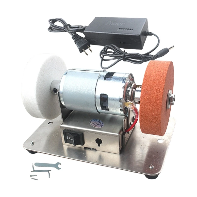 Desktop Grinder 100W Potenza 6000 giri / min Valore variabili per progetti fai -da -te intaglio in legno lucidatura in C7AC