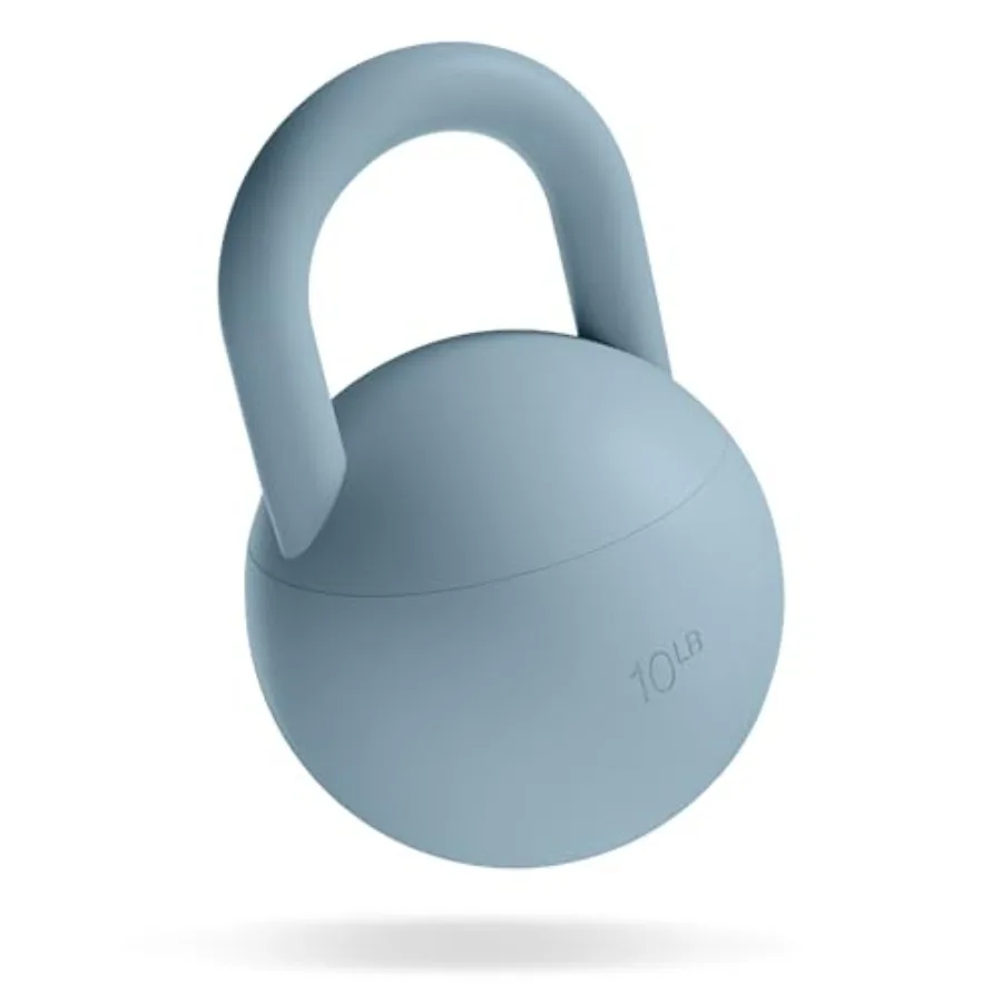 

Home Gym Kettleball Soft Kettlebell for Women - Black - Anti-Slip Grip Cushioned Impact-Resistant Base Strength Core Training E