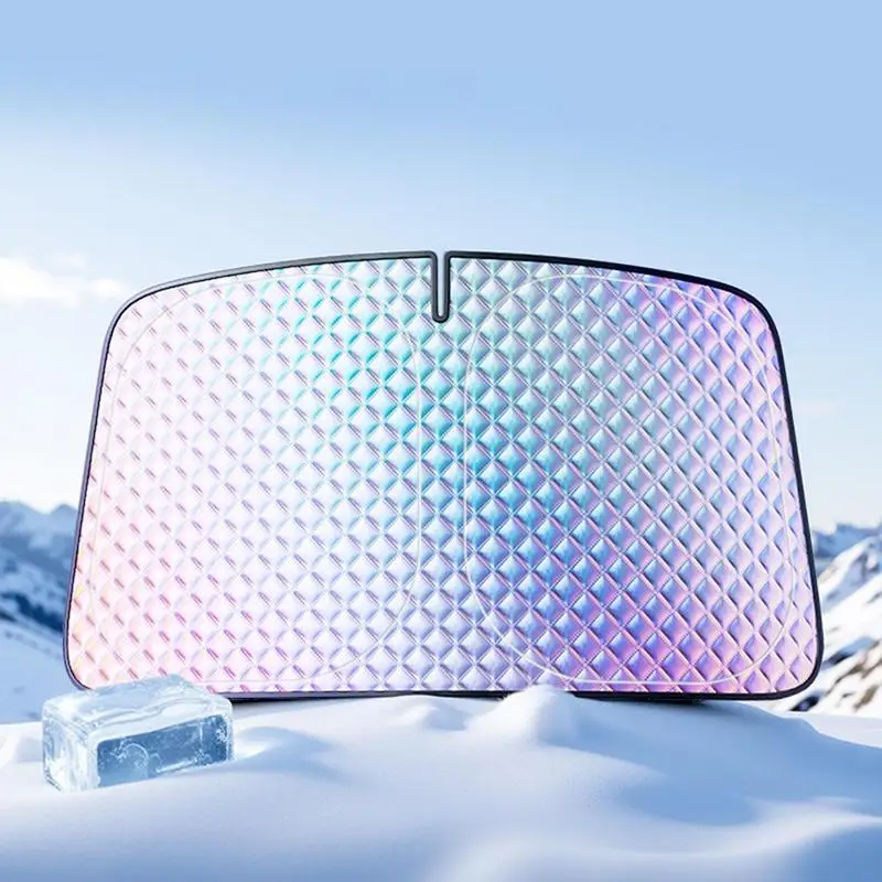 

Windshield Sun Shade Windshield Sunshade Sun Cover Foldable Uv Blocking Portable Interior Protection For Privacy Travel Truck