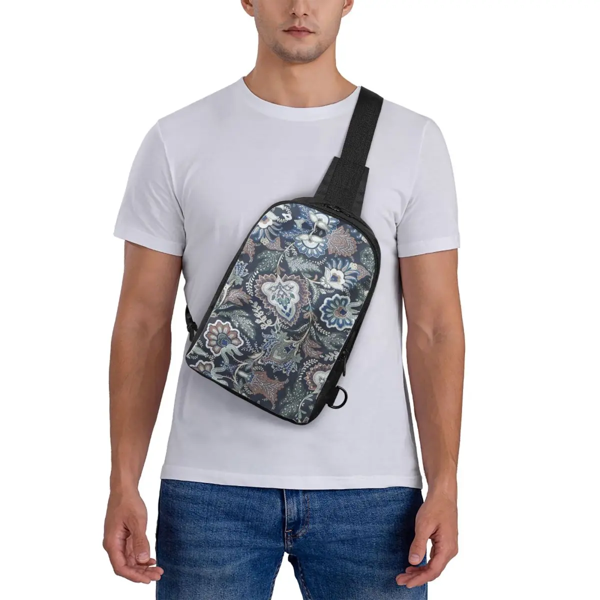 

Vera Bradley Pattern Colorful Chest Bag Crossbody Backpack Sling Shoulder Bag For Men Traveling Hiking Daypack