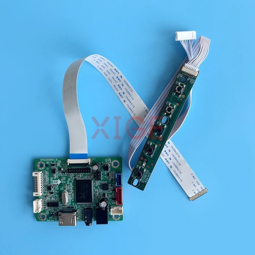Compatible con B140XTN02 B140XTN03 B140XTN07 Placa controladora de controlador EDP-30Pin Kit DIY pantalla LED 14 ""Compatible-Panel de ordenador portátil HDMI 1366*768