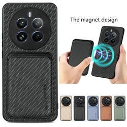 REALME 13 PRO PLUS 12 5G LUXURY Case Leather Magnet 2IN1 Detachable Card Funda Realme 14 Pro Plus Case Realmi 12 11 Back Cover