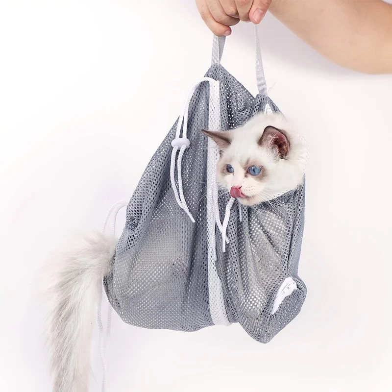 Cat washing bag, cat bathing tool, cat and dog fixing bag, shower bag, nail cutting, beauty and medication feeding