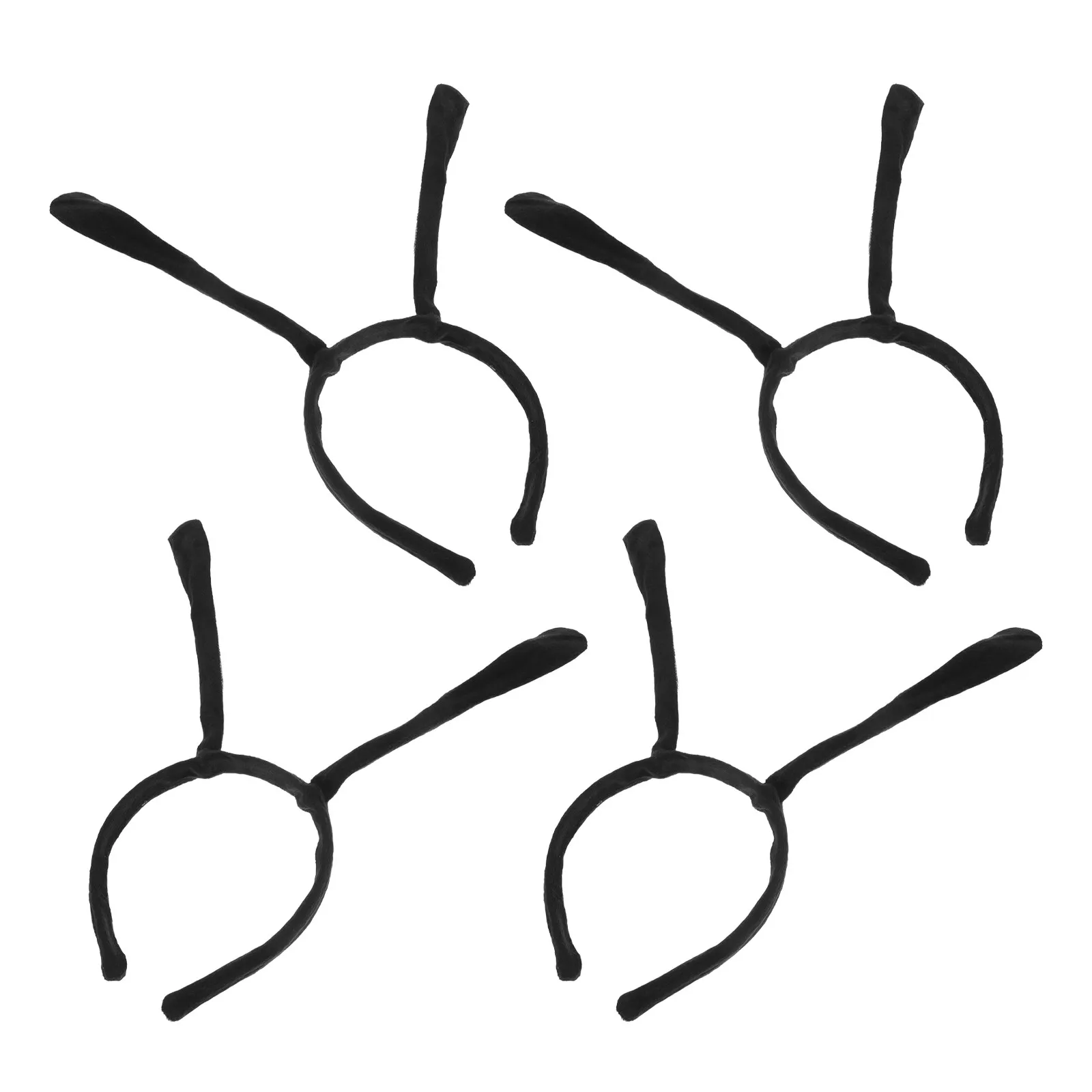 4Pcs Children's Bee Headband Cute Cartoon Antenna Head Boppers Lightweight Dress Up Hair Bands for Halloween Birthday Cosplay - view 3