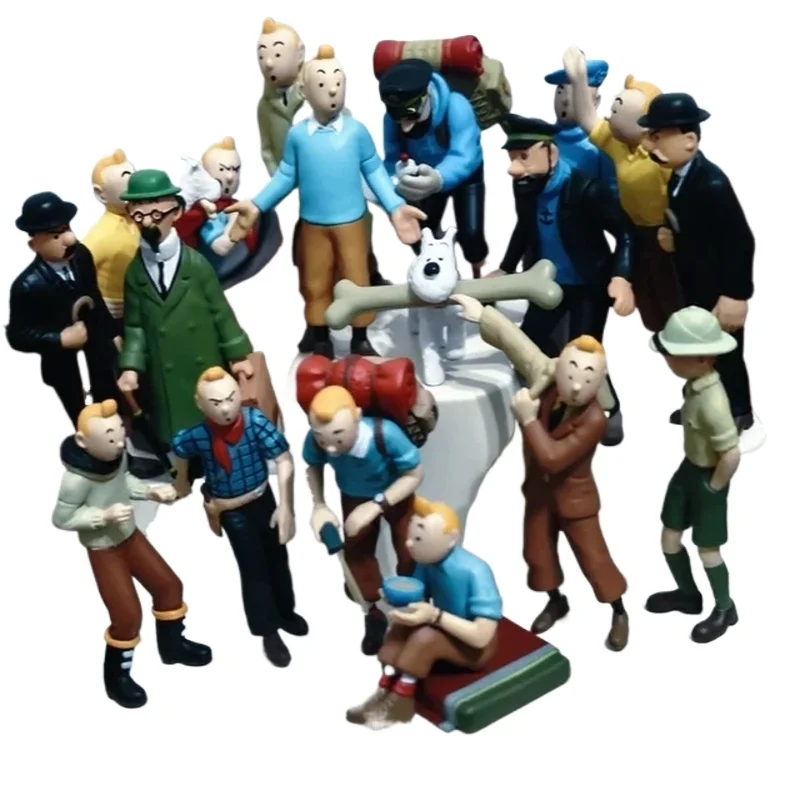 Authentieke Anime DingDing Hond Kapitein Handgemaakte Model Pop Desktop Ornament Speelgoed Fan Collectie Cadeau Kinder Verjaardagscadeau - afbeelding 2