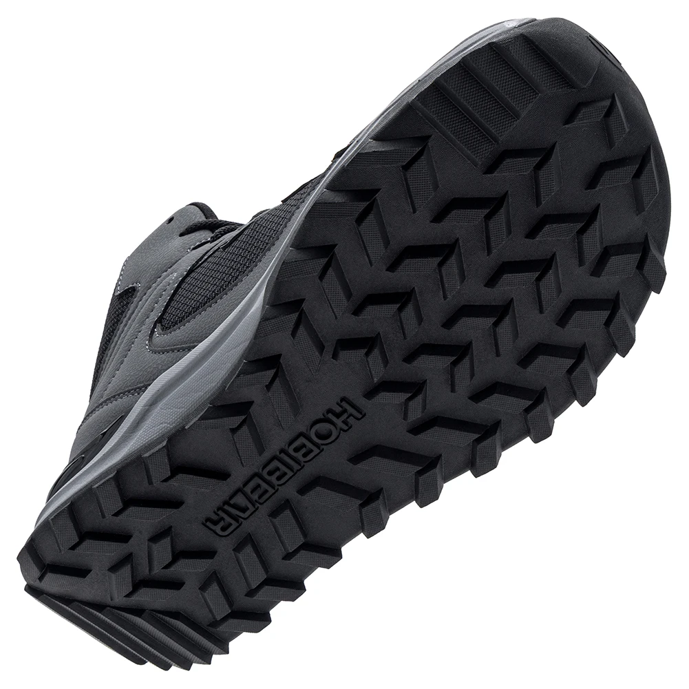 HOBIBEAR Herren Knöchelhohe Wander- und Laufschuhe mit Breiter Passform, Rutschfeste Outdoor-Trail-Wanderschuhe für Männer – Detail 2