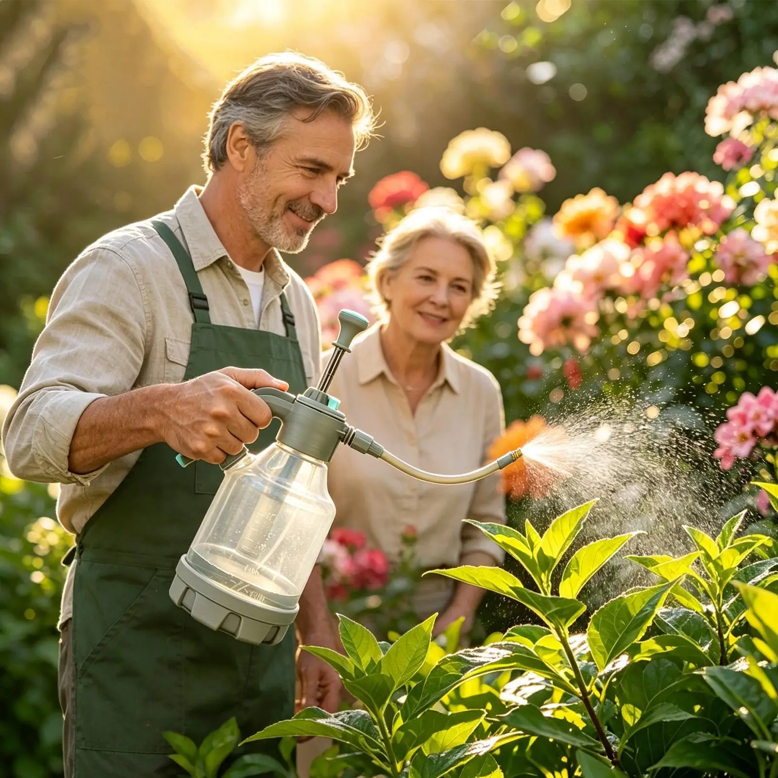 Spray Bottle Nozzle Extended Strip Sprayer Pole Rod Improve efficiency Domestic Watering Bending spray Rod For watering flowers