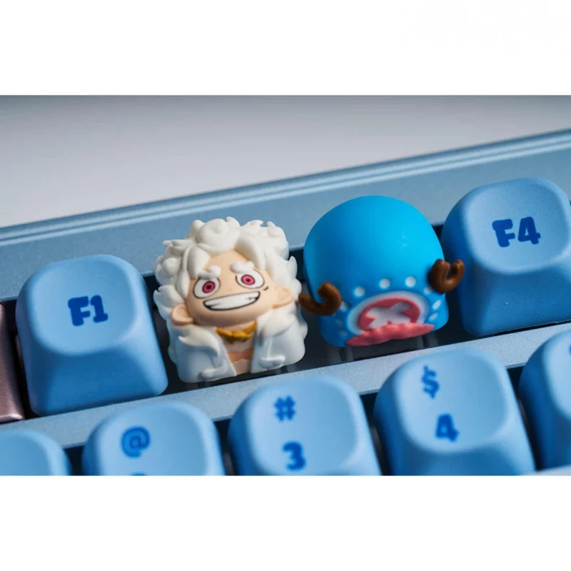 Tecla de Enfermera Húmeda de One Piece, Tecla de Anime de Luffy, Tecla de Resina para Teclado Mecánico, Tecla de Juego Estéreo Personalizada, Figura de Juguete, Regalo