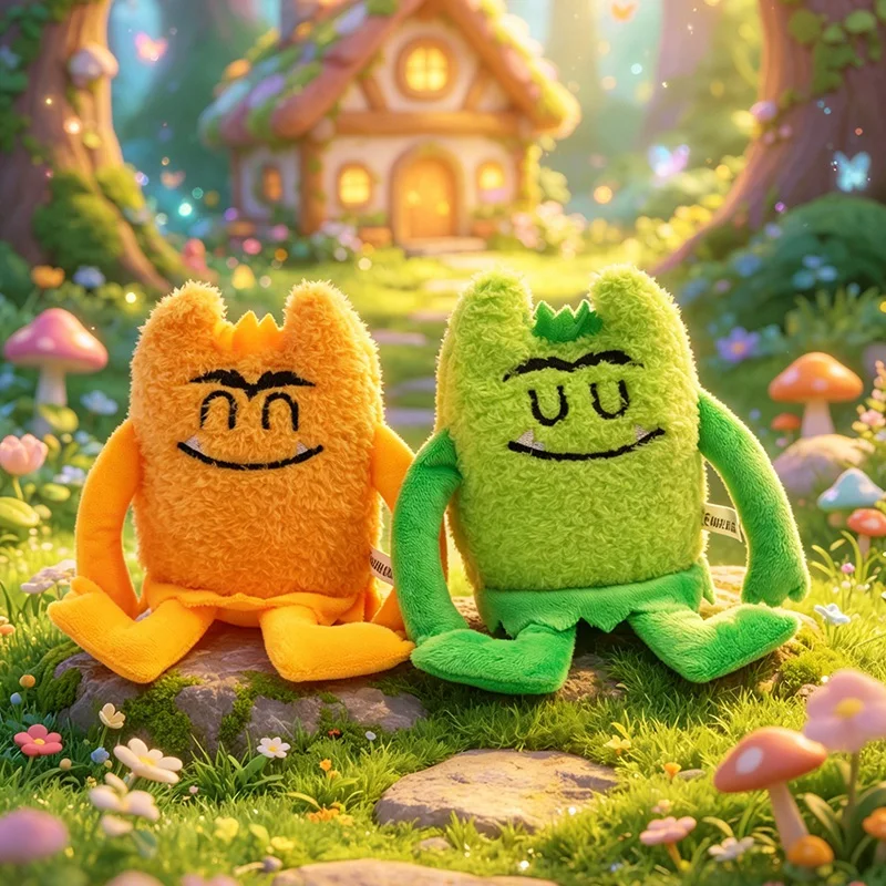 

Little Monster Doll Soft Plush Toys Multiple Funny Expression Colors Cute Monster For Home Desktop Ornaments Birthday Gifts