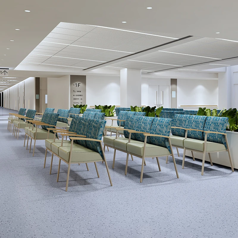 

-Factory Price Hospital Waiting Room Chair Modern Clinic Chair 3 Seats 4 Seats