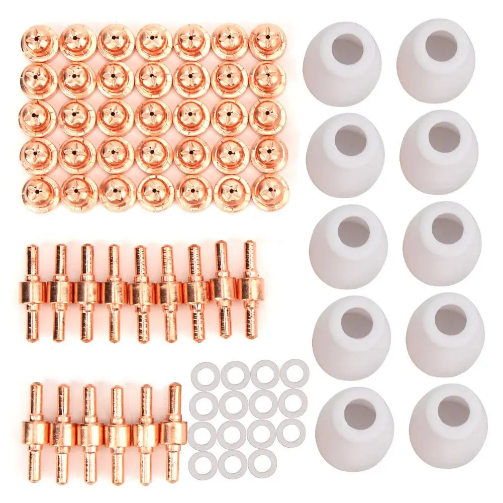 

75pcs Cup Tip Electrode Swirl for pt 31 40A 50A Cutting Torch Welding Accessories