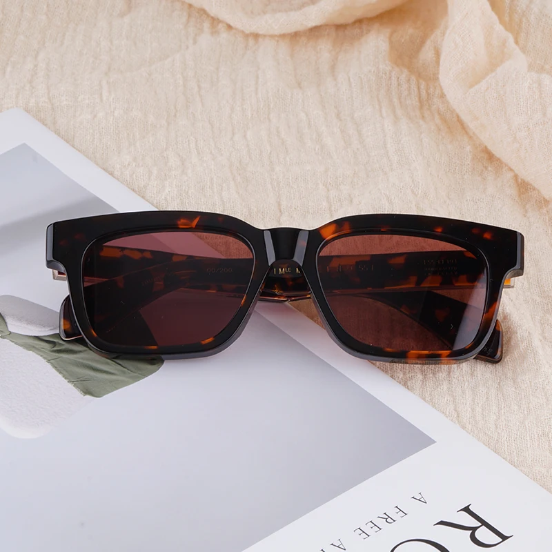 نظارات شمسية JMM Molino كبيرة مربعة وسميكة من الأسيتات مصنوعة يدويًا في اليابان Uv400 للرجال والنساء نظارات كلاسيكية فاخرة