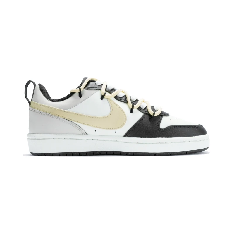 【Customize】Nike Court Borough Skateboarding Women's Low-top Gray Sneakers shoes-BQ5448-115