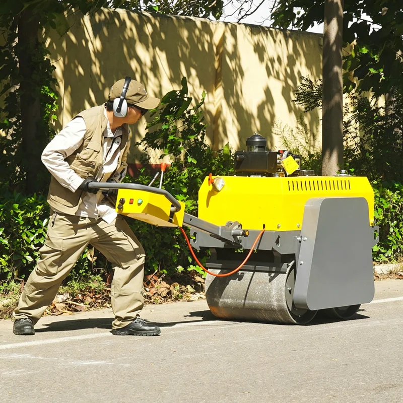 

4ton Road Roller Vibratory Road Roller Heavy Vibration Ground Compact Trunk Road Paving Powerful Rolling Consolidation Gear