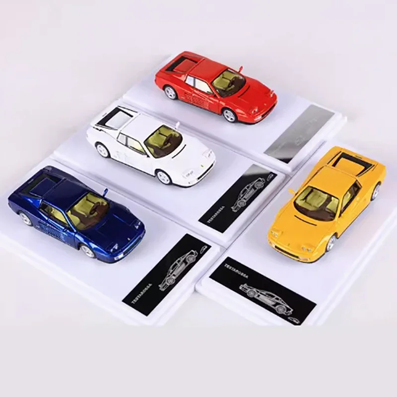 Diecast 1:64 scale Testarossa alloy car models Adult Boy toys Collectibles Souvenirs Gifts static finished ornaments