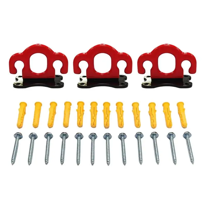 

Wall Hook For Resistance Bands Resistance Strap Wall Mounted Hook Swing Hammock Fixing Holder Set Of 3 Body Weight Strap Hanger