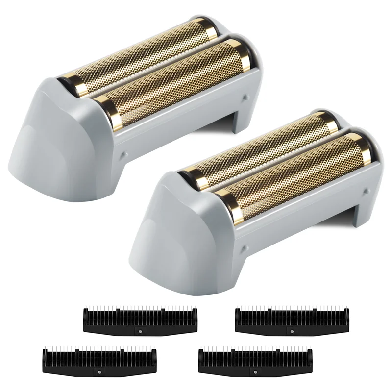 Folha de substituição e cortadores de barbeador Pro CKRE-2 Pack para Andis 17150 (TS-1) Substituição de lítio Profoil de barbeador