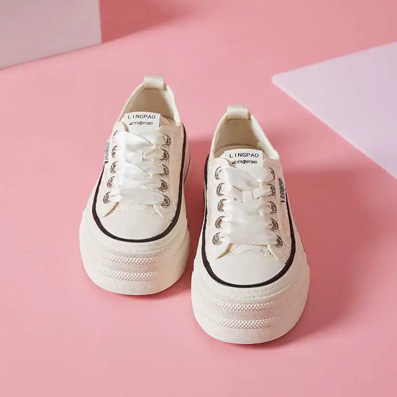 

Tied Playform Fuchsia Tennis Sport Shoes Sports Shoes Women's Sneakers Sneeker Fashion Flatas Portable Snackers League