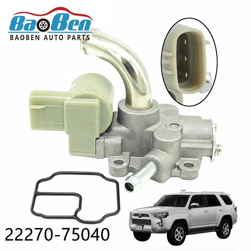 

Baoben new 22270-75040 2227075040 Automotive idle air control valve IACV is suitable for the 1996-2000 Toyota 4 channel