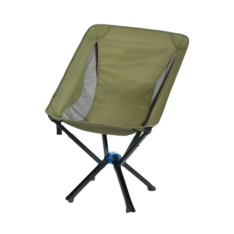 

Hot Sale Portable Ultralight Aluminum Camping Chair Modern Collapsible Folding Moon Chair for Hiking Travel Hunting Fishing