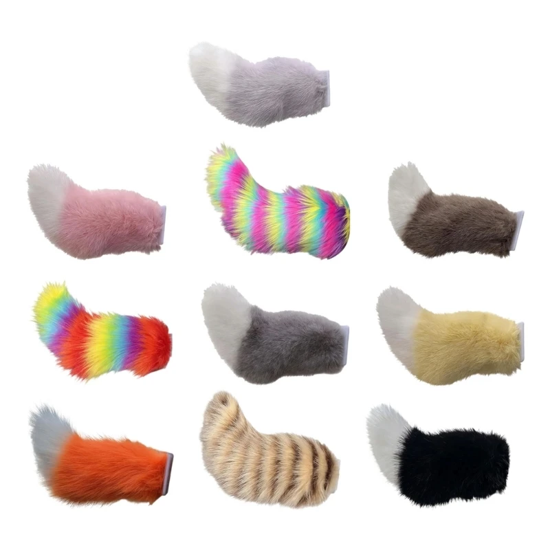 Realistic Animal Tail Car Accessory With Wireless Remote Control And USB Rechargeable For Vehicle Decoration
