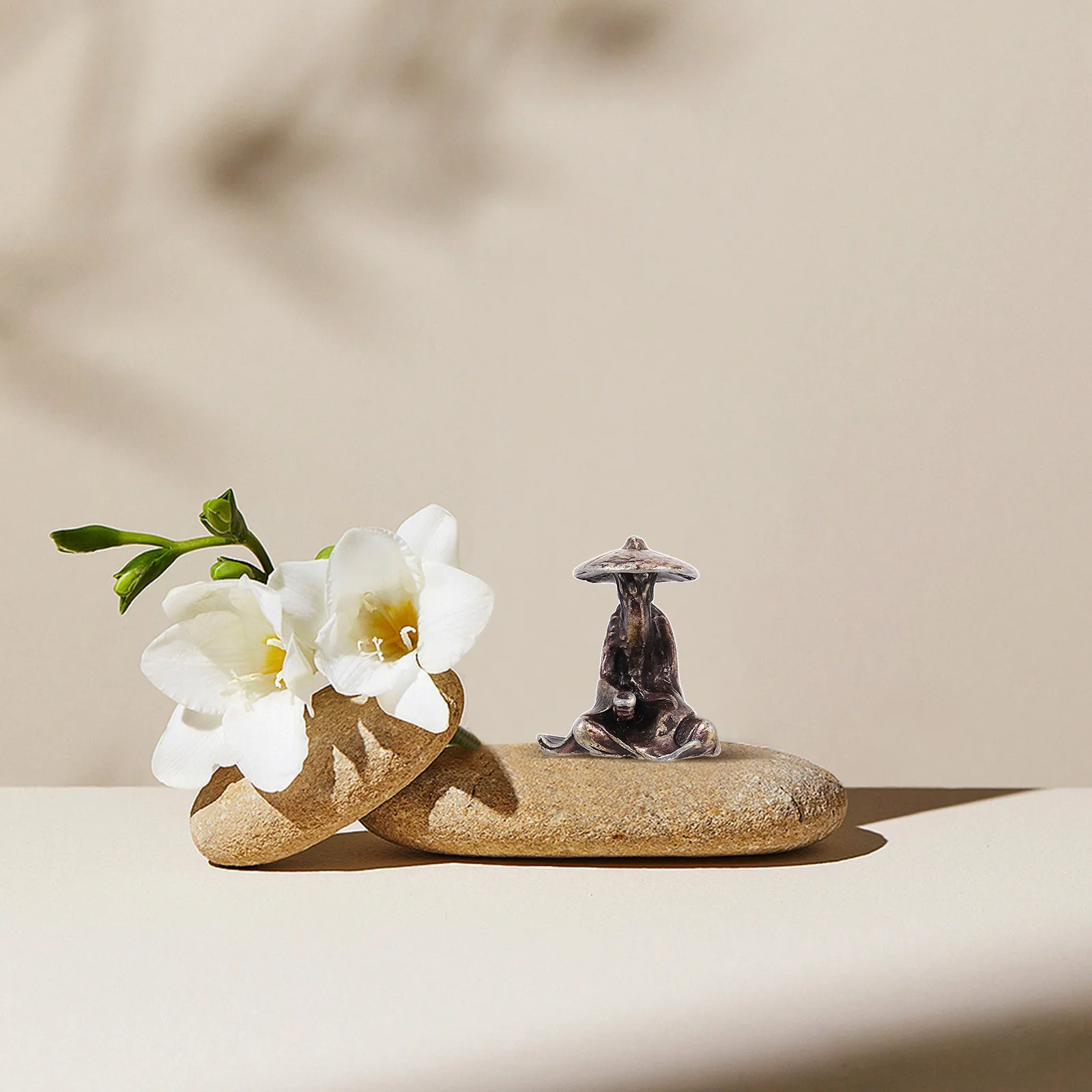 

Micro Landscape Miniature Retro Copper Alloy Ancient Chinese Sculpture For Bonsai Garden Decoration Accessories Ornament Resin