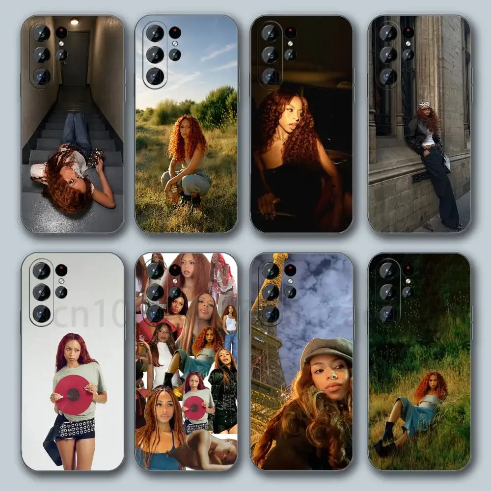 R-Ravyn L-Lenae Singer Phone Case For Samsung Galaxy S20 S30 S21 S22 S23 S24 S25 S26 Plus Ultra Cover TPU Shockproof Phone S U