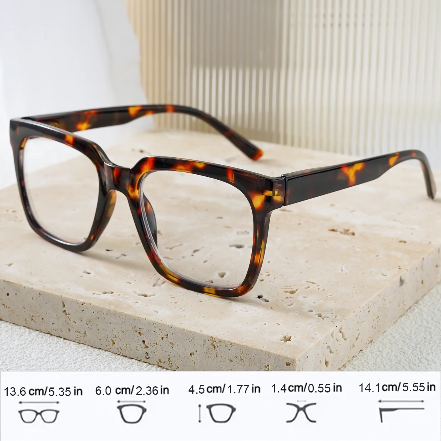 نظارات قراءة على طراز أوبرا للنساء والرجال، قارئات مربعة للكمبيوتر مع مفصلات زنبركية، +1.0 إلى +4.0