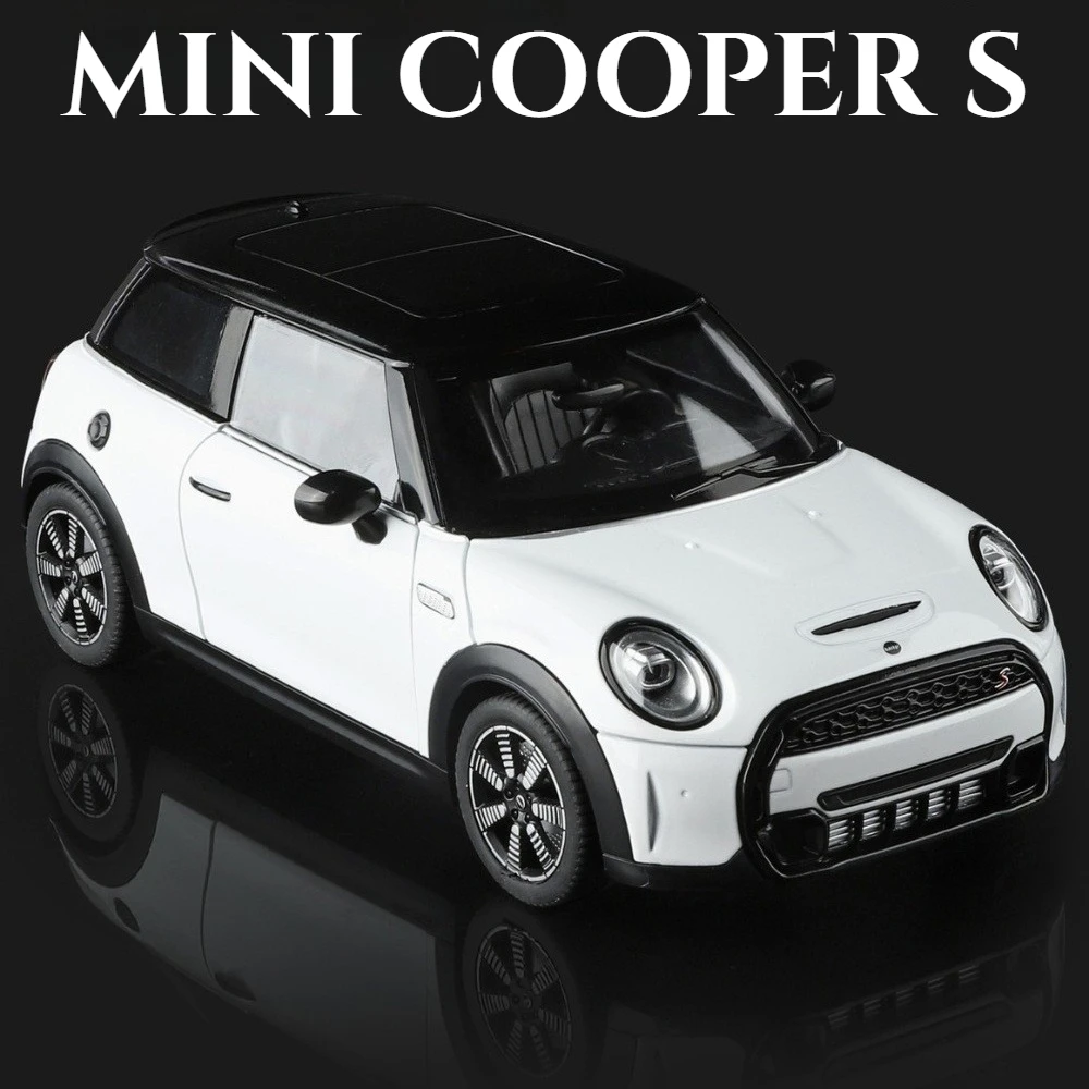 

1:18 Large Mini Cooper S X5M Car Model Toy Slide Forward Shock Absorption Vehicles Models High Simulation Toys Ornament Gifts
