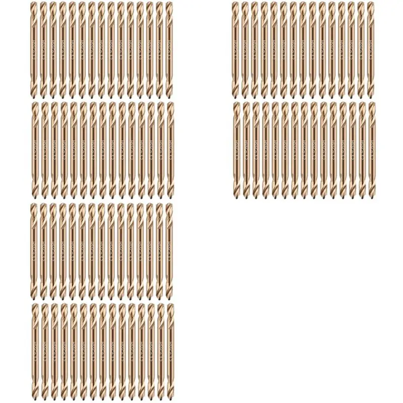 【happy】90pcs-1-8in-cobalt-drill-bits-double-end-drill-bits-for-hardened-steel-cast-iron-wood-plastic-stainless-steel-drill-bit