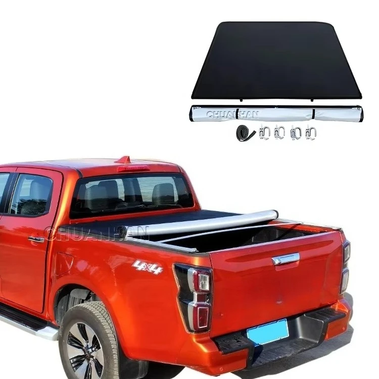 

Low Profile Vinyl Truck Bed Cover for Ram 1500 and Hilux Vigo Soft Roll-up Tonneau Cover for Tacoma and NP300 Models